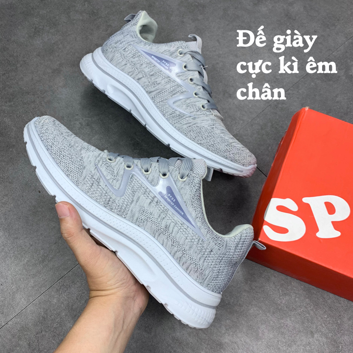 Giày thể thao nam sneaker chính hãng thương hiệu ZAVAS đế êm và nhẹ bằng lưới thoáng khí - S415