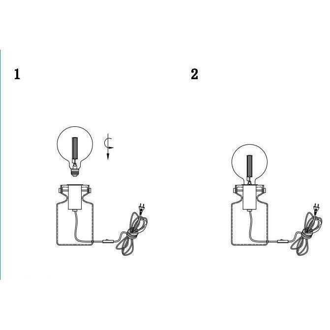 Đèn bàn trang trí phòng ngủ phòng khách màu xanh, thương hiệu Markslojd,Thụy Điển