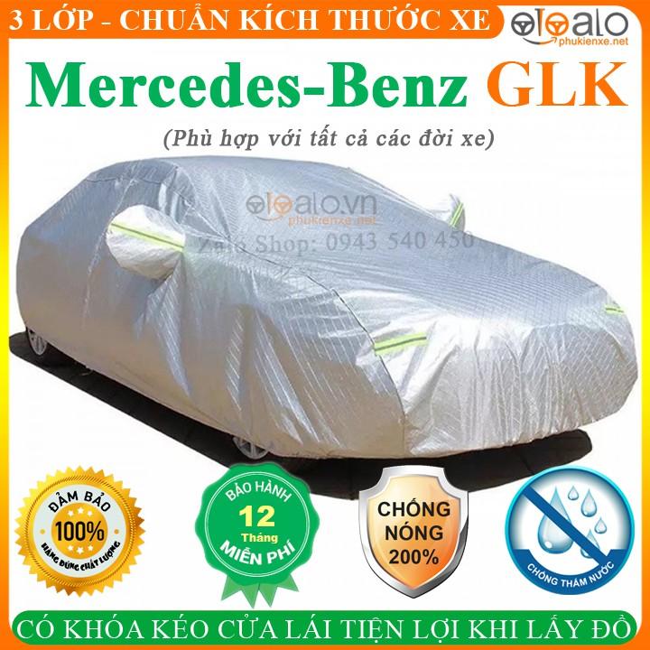 Bạt Phủ Ô Tô Mercedes GLK Cao Cấp 3 Lớp Chống Nắng Nóng Chống Nước Chống xước | OTOALO