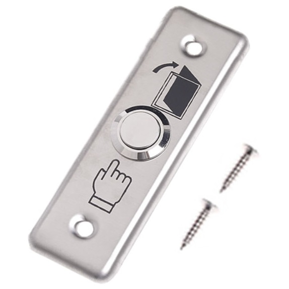 Nút EXIT bằng hợp kim kẽm đúc loại nhỏ PB1A