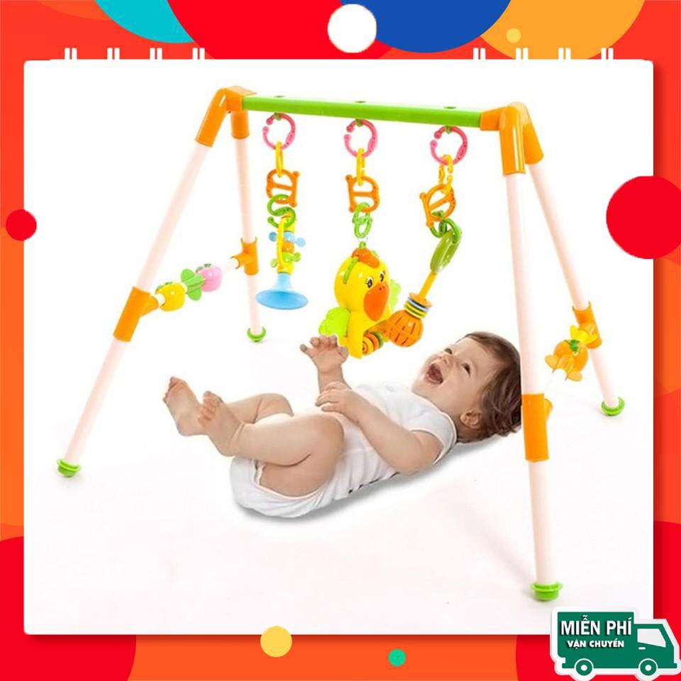 Kệ treo đồ chơi cho bé,Kệ chữ A con vẹt cho bé