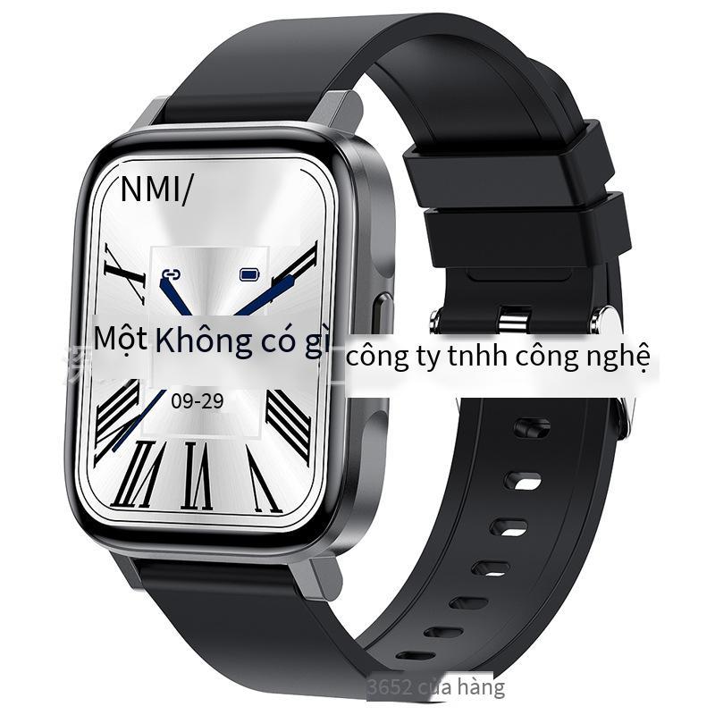 Vụ nổ giá thấp nhất F60 đồng hồ đo nhiệt độ cơ thể thông minh đo nhịp tim vòng đeo tay thông minh đồng hồ thể thao đồng hồ thông minh màn hình lớn