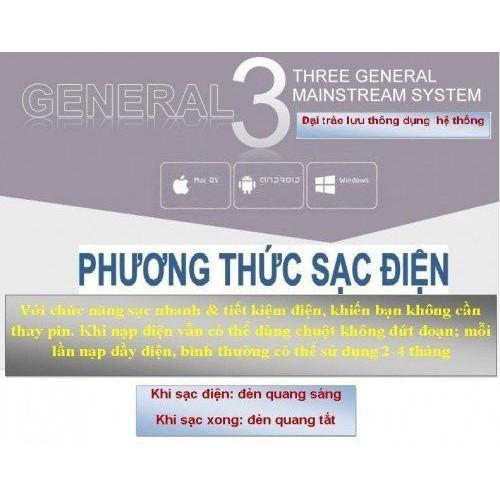 CHUỘT KHÔNG DÂY SẠC ĐIỆN CAO CẤP