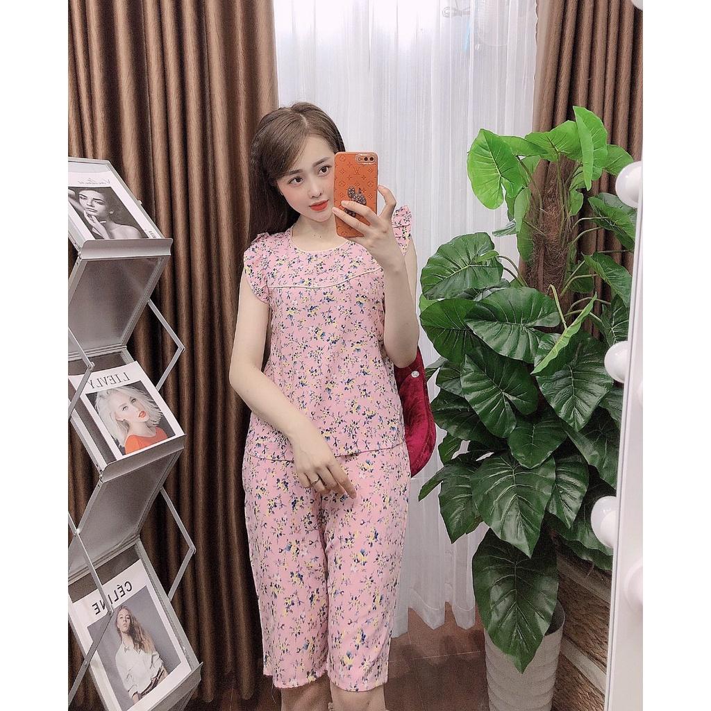 Đồ bộ lụa lửng mặc nhà size 40-69kg