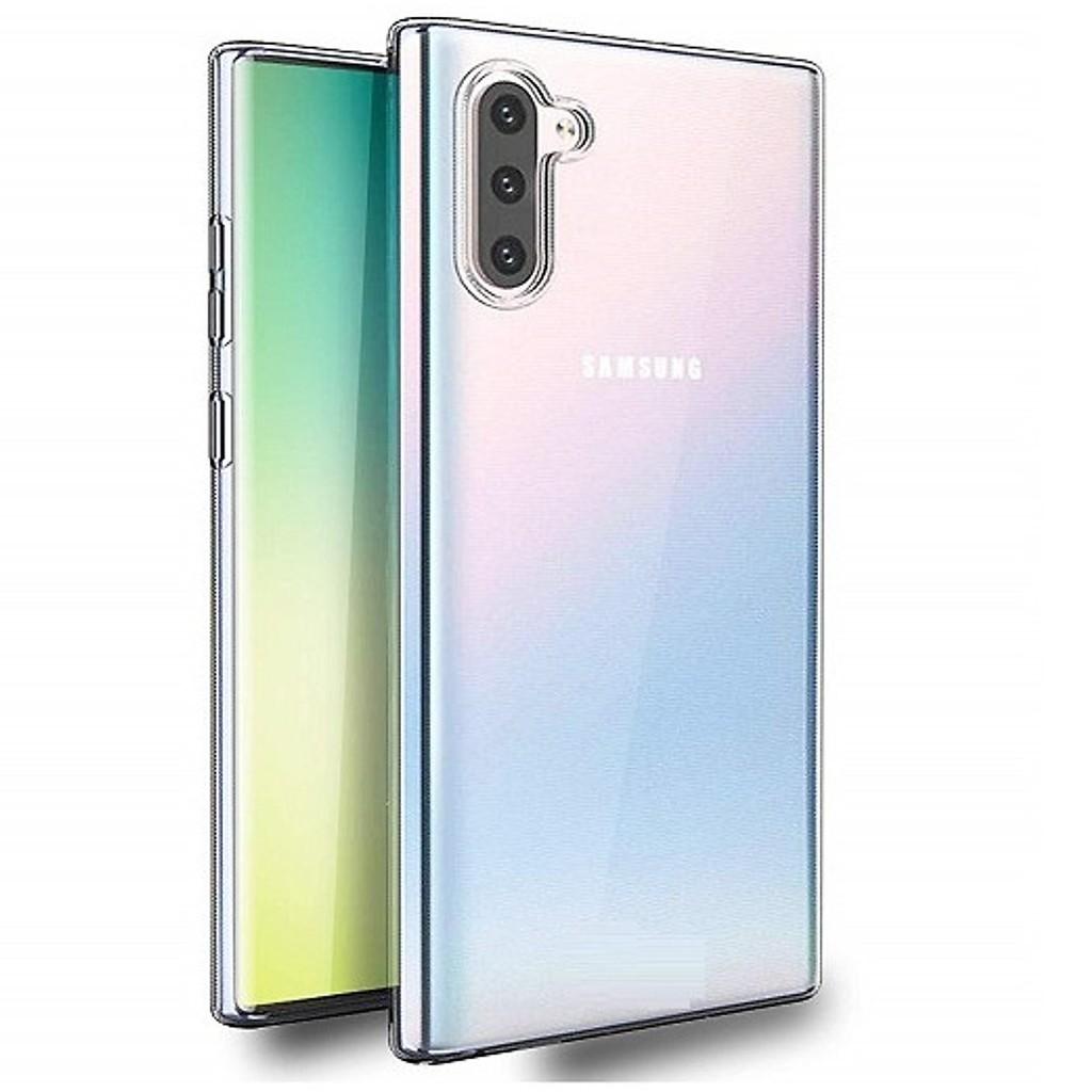 Ốp lưng dành cho Samsung Galaxy Note 10, Note 10 Plus, Note 10 Lite silicon dẻo trong suốt