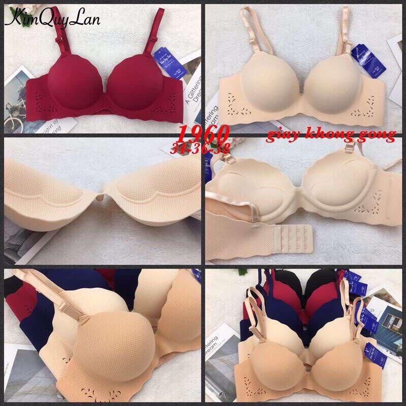 Áo lót su tim thông hơi đệm dày 4,5cm mã YO1