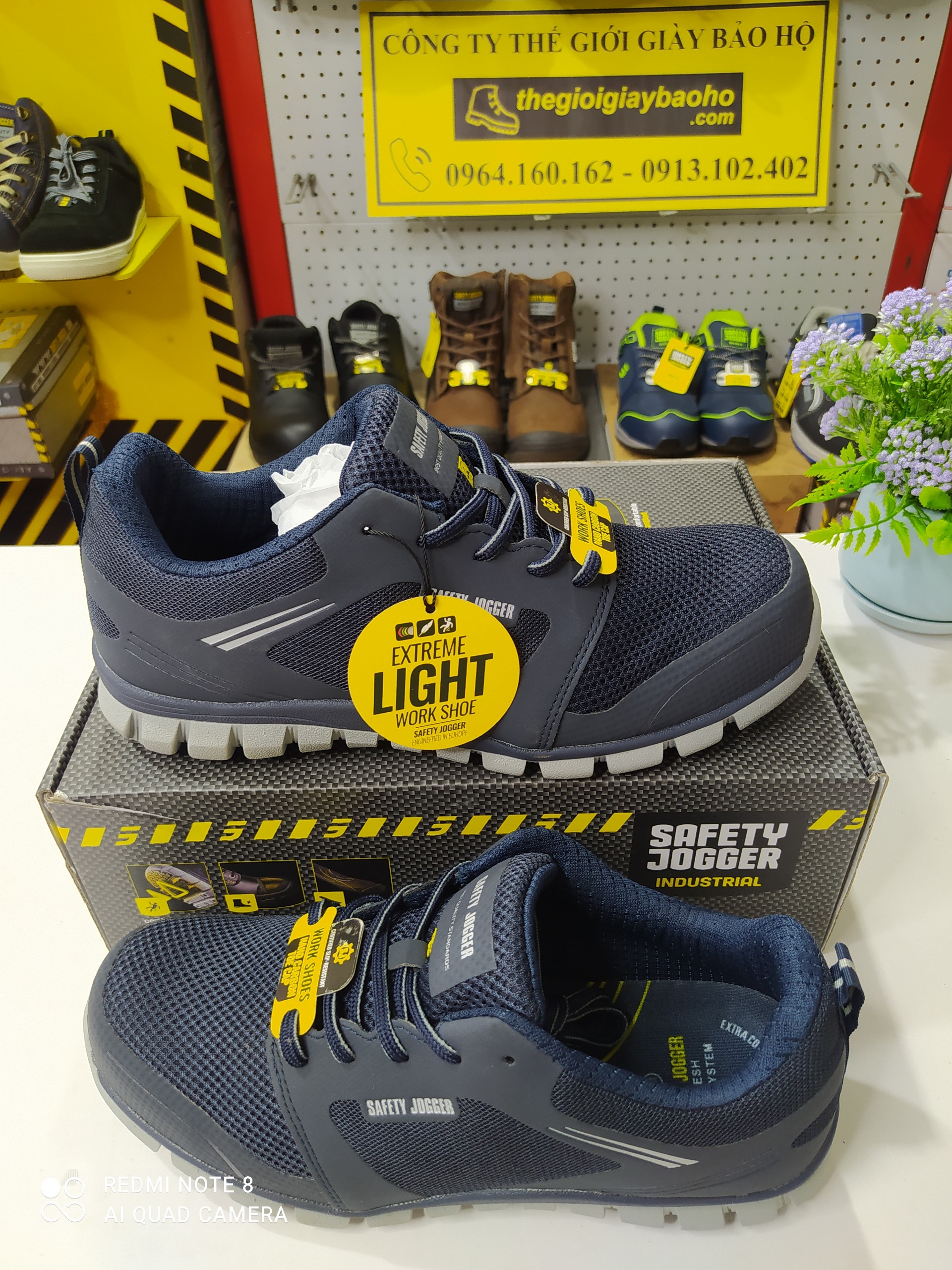 [Hàng Chính Hãng] Giày Bảo Hộ Safety Jogger Ligero, Da Chất Lượng Cao, Đế Chống Trượt, Chống Tĩnh Điện, Chống Sốc