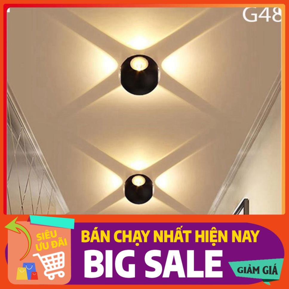Đèn trang trí hắt tường 4 chiều - 12w chống nước G48