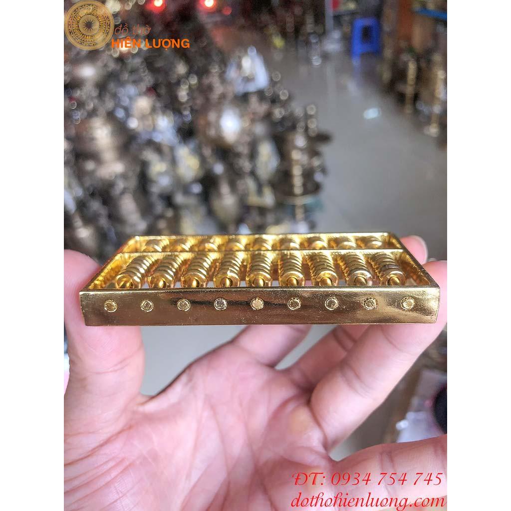 Bàn Tính Phong Thủy Bằng Đồng Thau Cỡ Nhỏ