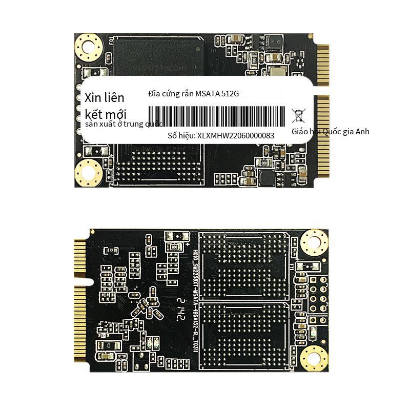 Phong cách mới nhất MSATA ssd ổ cứng thể rắn msata3 1t 256g máy tính xách tay ổ cứng máy tính để bàn 512G 2T