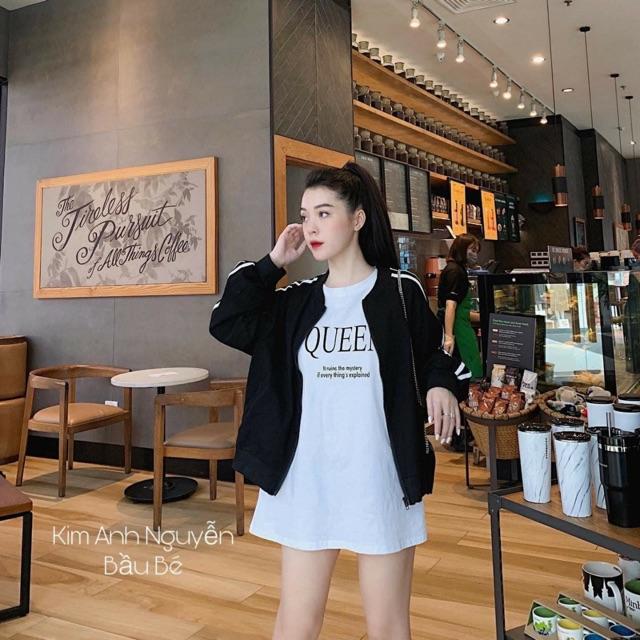 BÁN SỈ ÁO BOMBER 2 SỌC CHO NỮ