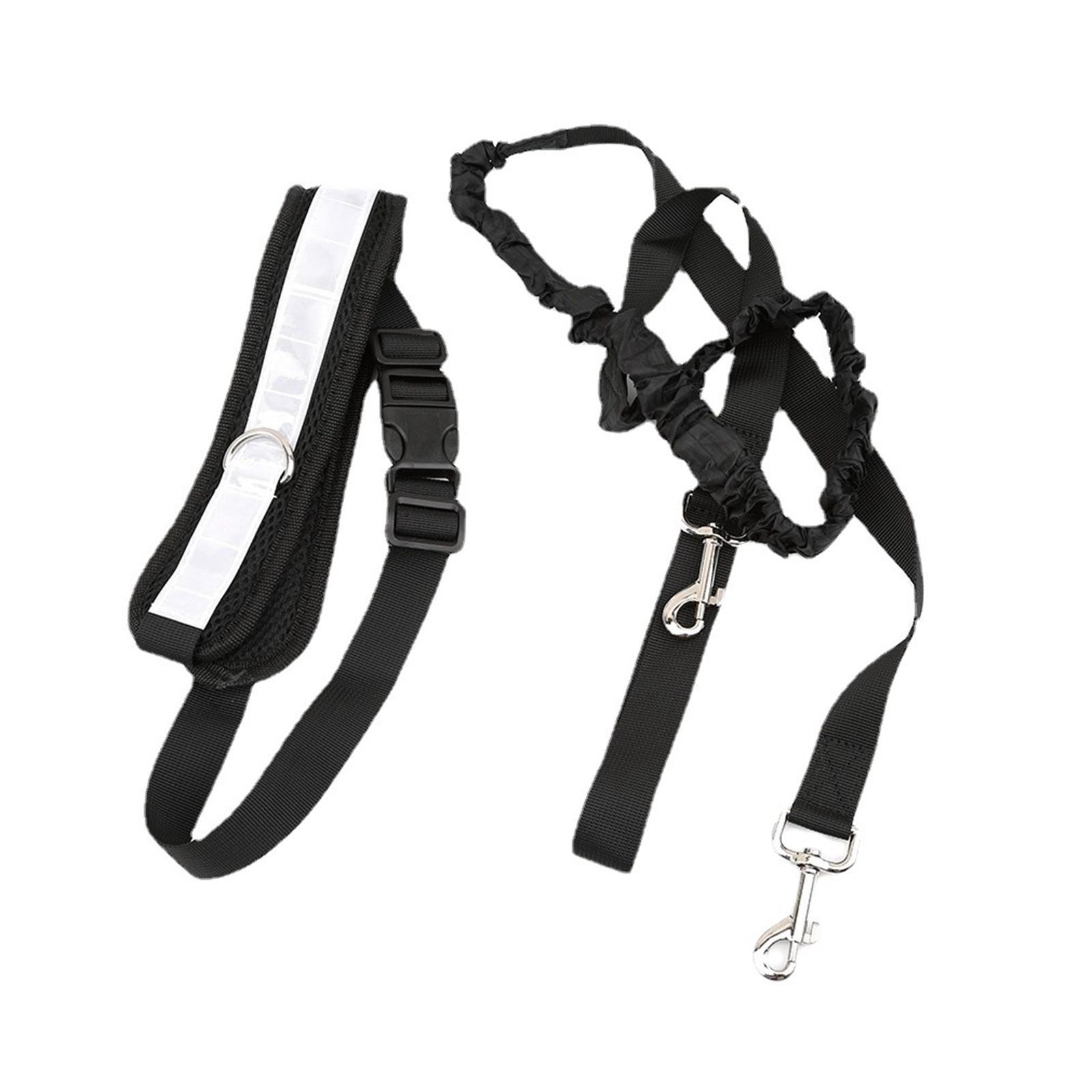 Running Dog Leash Hands Free Reflective Reflective  Dog Traction Rope