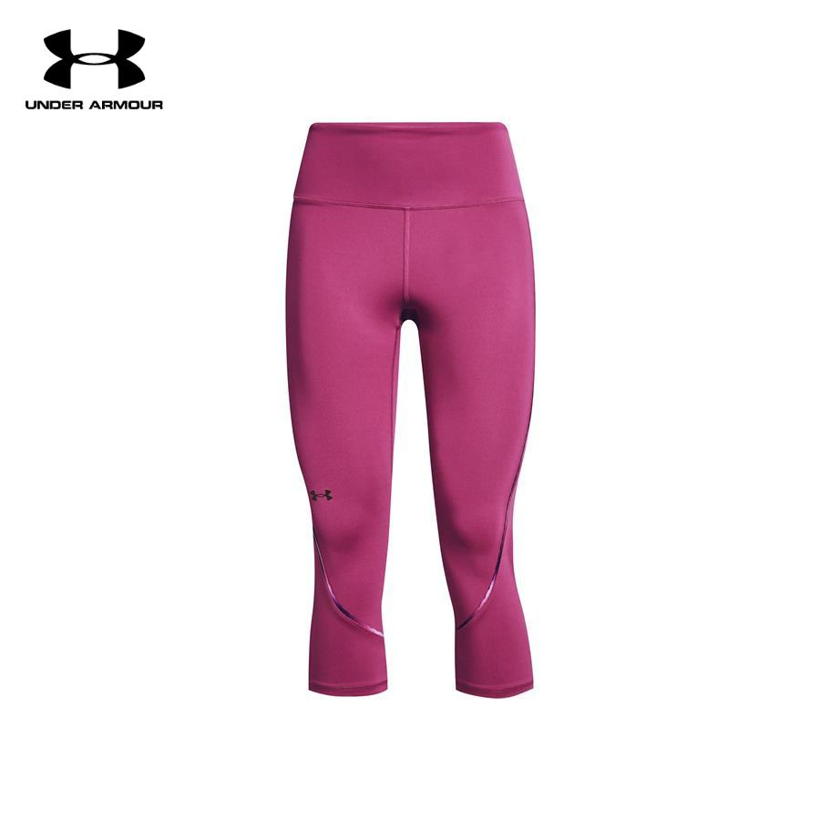 Quần legging thể thao nữ Under Armour Baselayer UA Rush Scallop Capri NS - 1365354-678