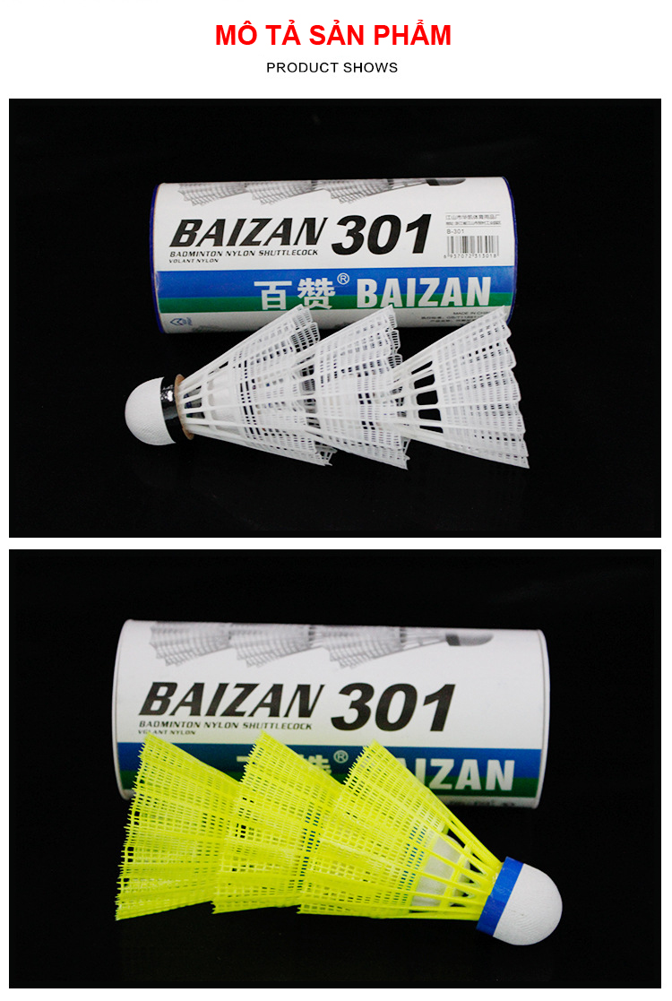 Ống Cầu Nhựa 3 Quả Baizan 301