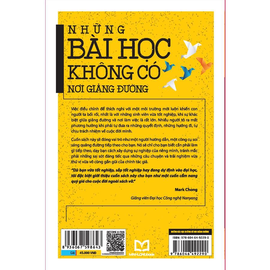 Sách: Những bài học không có nơi giảng đường (Chuẩn bị cho cuộc sống hậu tốt nghiệp) - TSKN