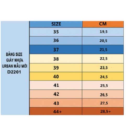 Giày nhựa mẫu mới D2201 URBAN NATIVE đi mưa, du lịch, đi làm màu xanh trắng