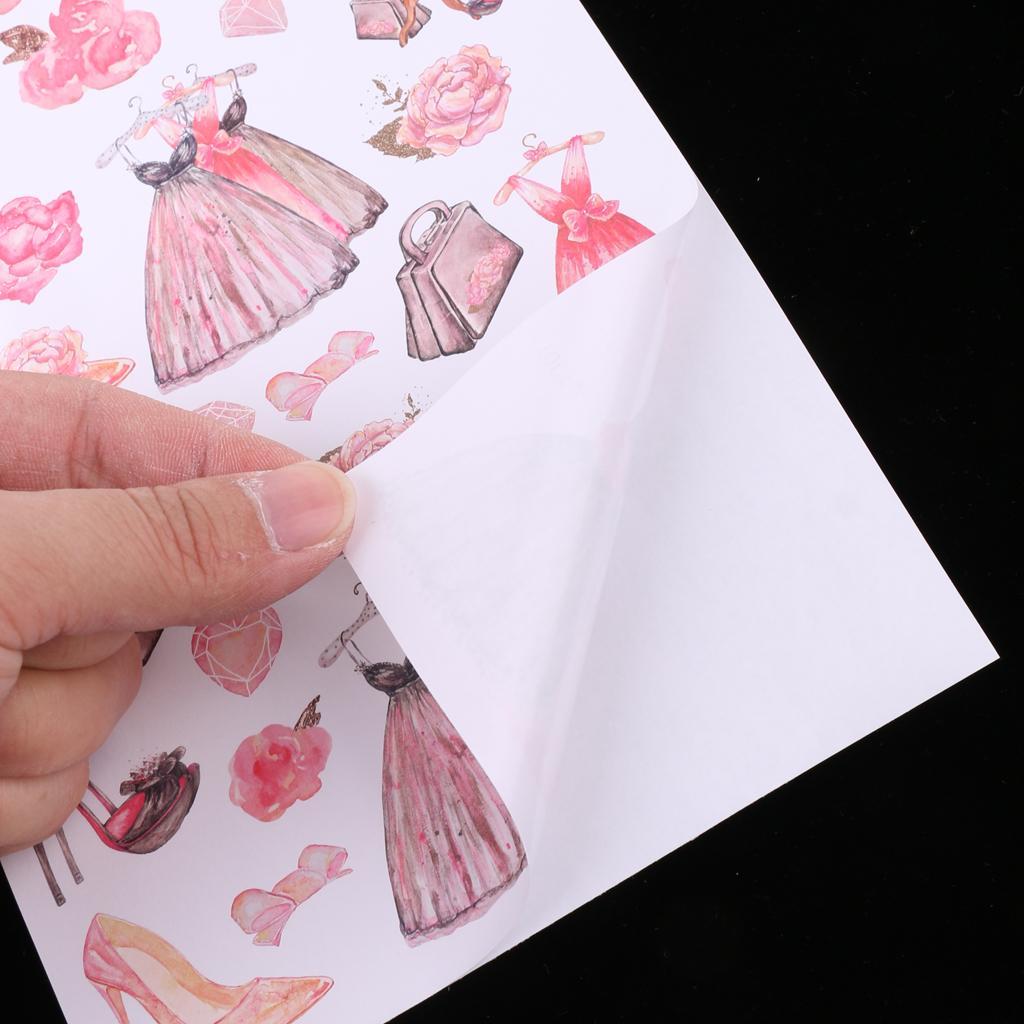 10 Sheets DIY Paper Stickers Diary Scrapbook Label Sticker Photo Album Decor