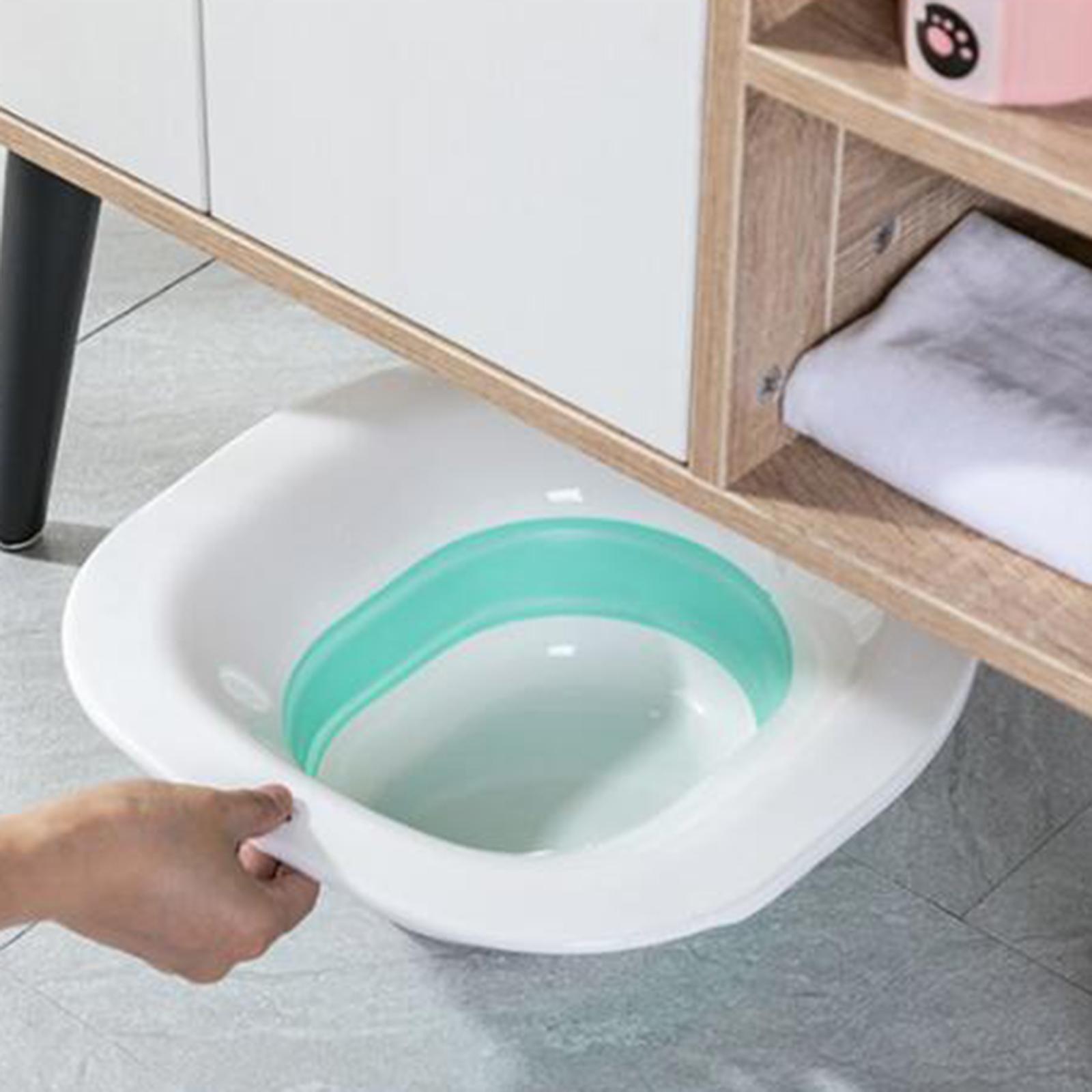 Over the Toilet Sitz Bath Tub Perineal Soaking Bath Hemorrhoidal Relief