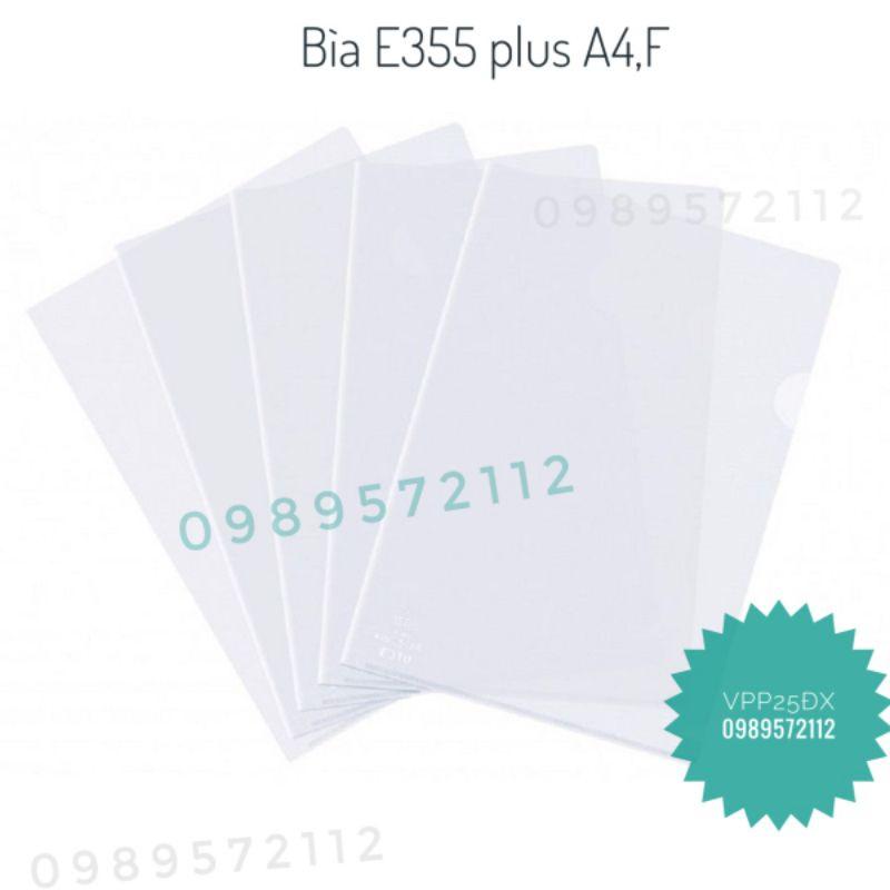 10cái file hở 2 cạnh-bìa lá E355 khổ A-F plus dày 0.2mm