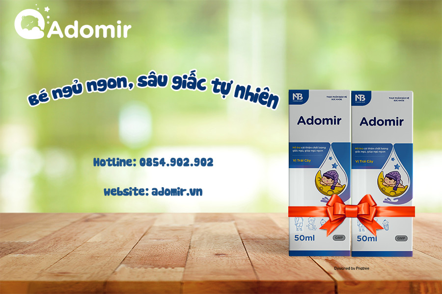 Adomir - Giúp Bé Ngủ Ngon. Hộp 50ml