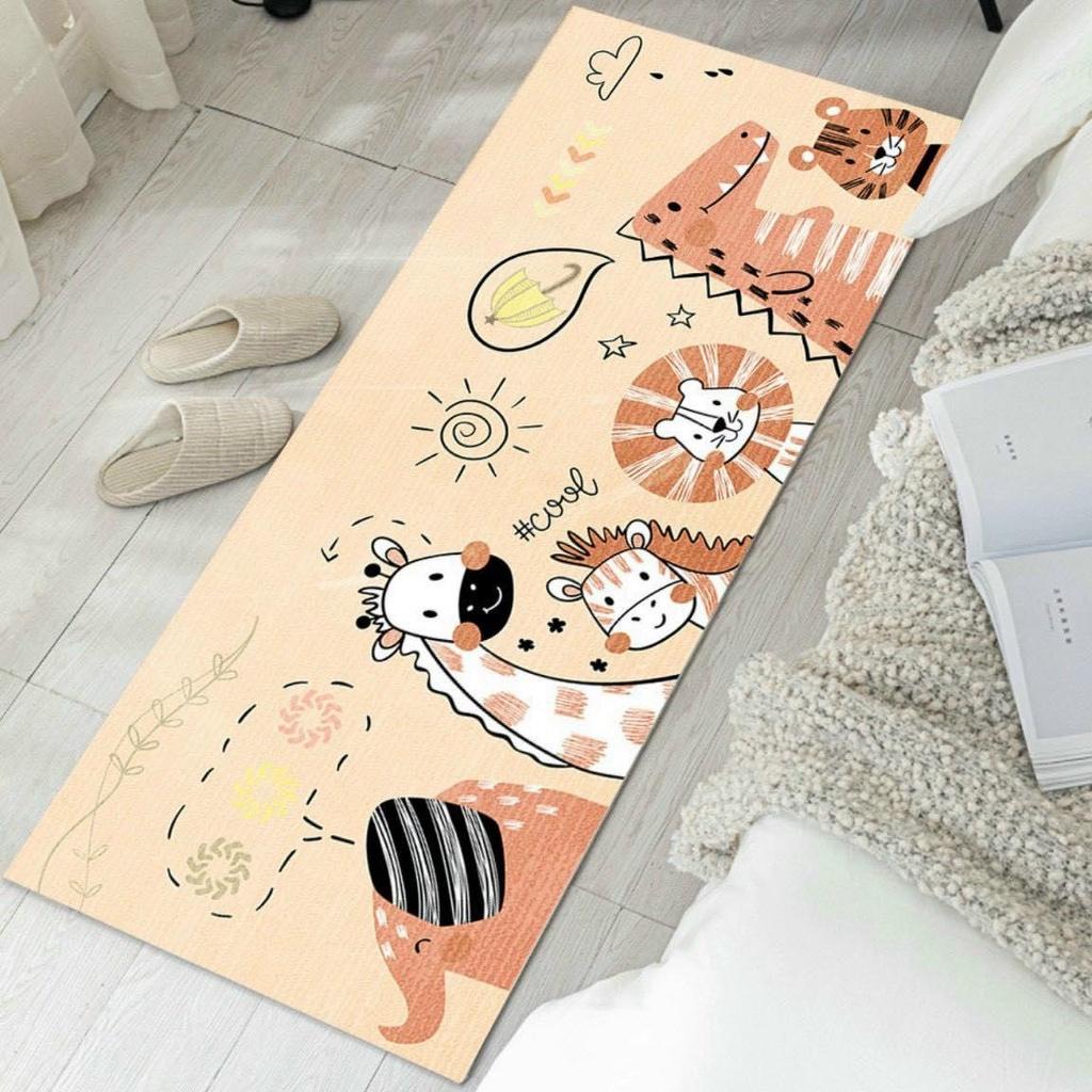 Thảm chân giường, thảm trải trang trí chân giường phòng ngủ chất vải bali cao cấp 80cm x 200cm