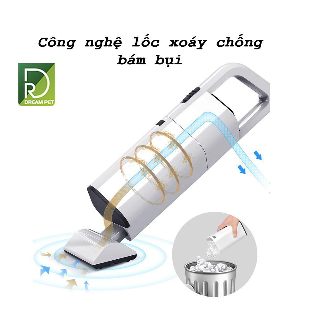 Máy hút bụi cầm tay không dây - Máy hút bụi mini oto Aikesi