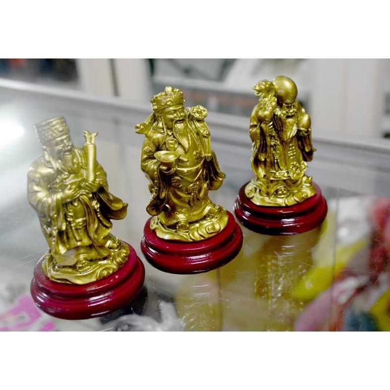 Bộ tượng Tam Đa-Ba ông Phúc Lộc Thọ có đế cao 9cm-Nhiều mẫu