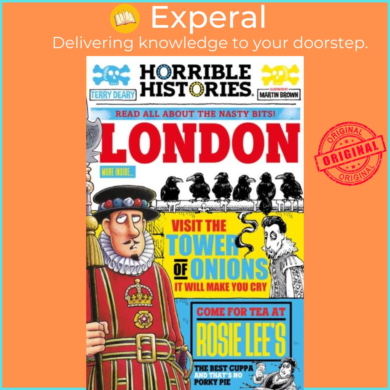 Hình ảnh Sách - Gruesome Guides: London (newspaper edition) by Martin Brown (UK edition, paperback)