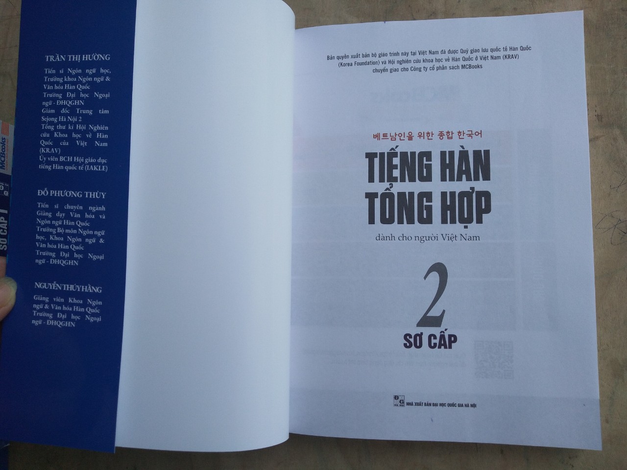 Tiếng Hàn Tổng Hợp Dành Cho Người Việt Nam - Sơ Cấp 2 Tặng Kèm Portcard Những Câu Nói Hay Của Người Nổi Tiếng