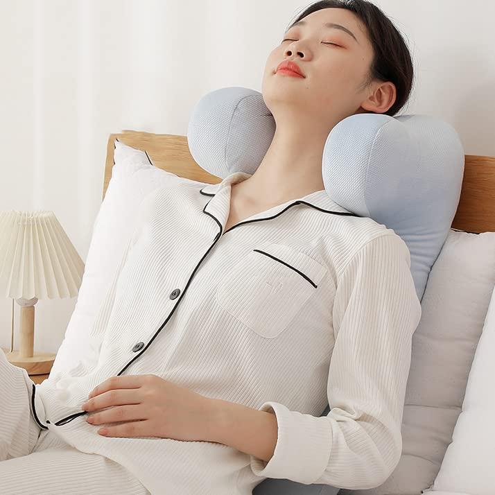 Gối Tựa Bảo Vệ Cột Sống Elastic Pillow Công nghệ Nhật Bản (xanh) - Skylife