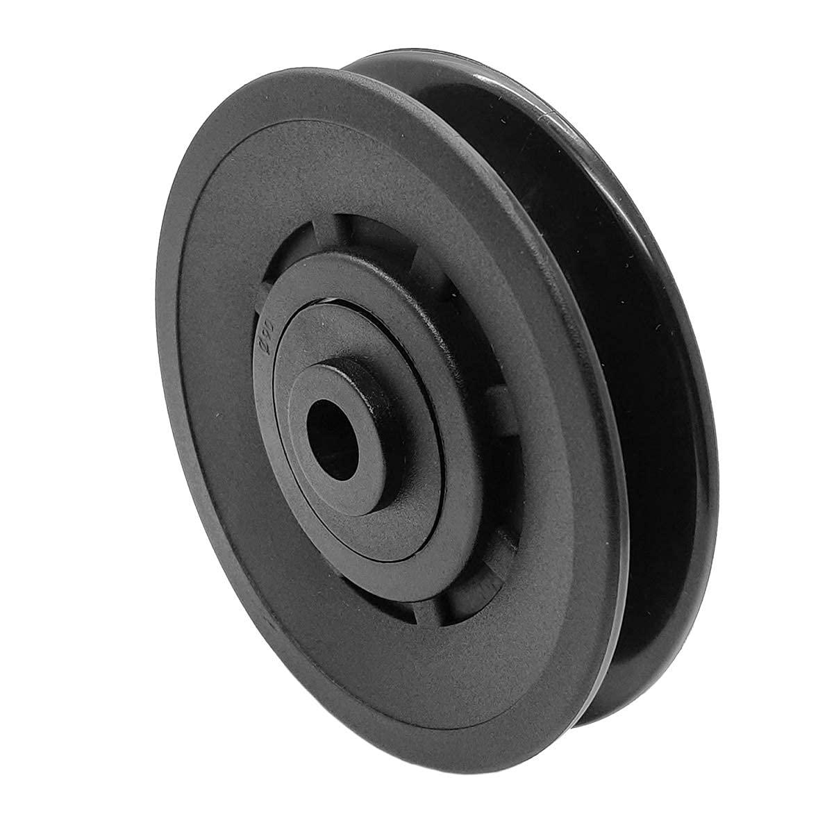 Ròng rọc nâng tạ nylon chịu lực 90mm, Bánh xe cáp ròng rọc vạn năng cho thiết bị tập thể dục, Vòng bi ròng rọc Sử dụng trong gia đình cho Cửa nhà để xe 6 chiếc