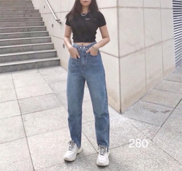 Quần Baggy JEANS ống suông
