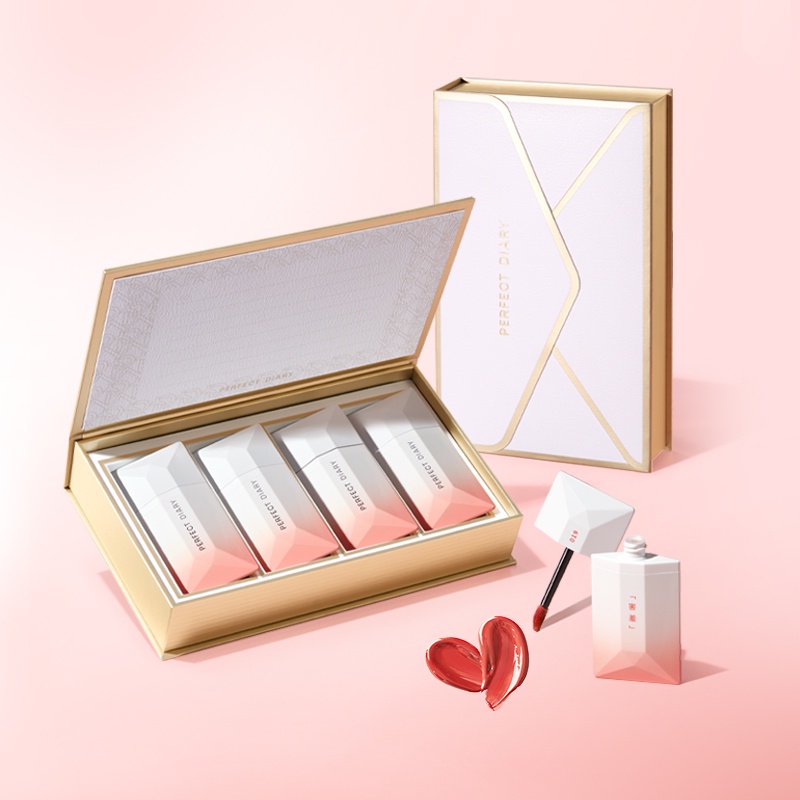 Bộ Hộp Quà Tặng Son Môi Danh Thiếp Perfect Diary