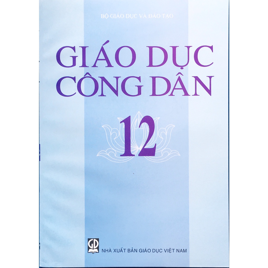 Sách - Giáo Dục Công Dân Lớp 12 và 2 tập giấy kiểm tra kẻ ngang (6 tờ đôi)