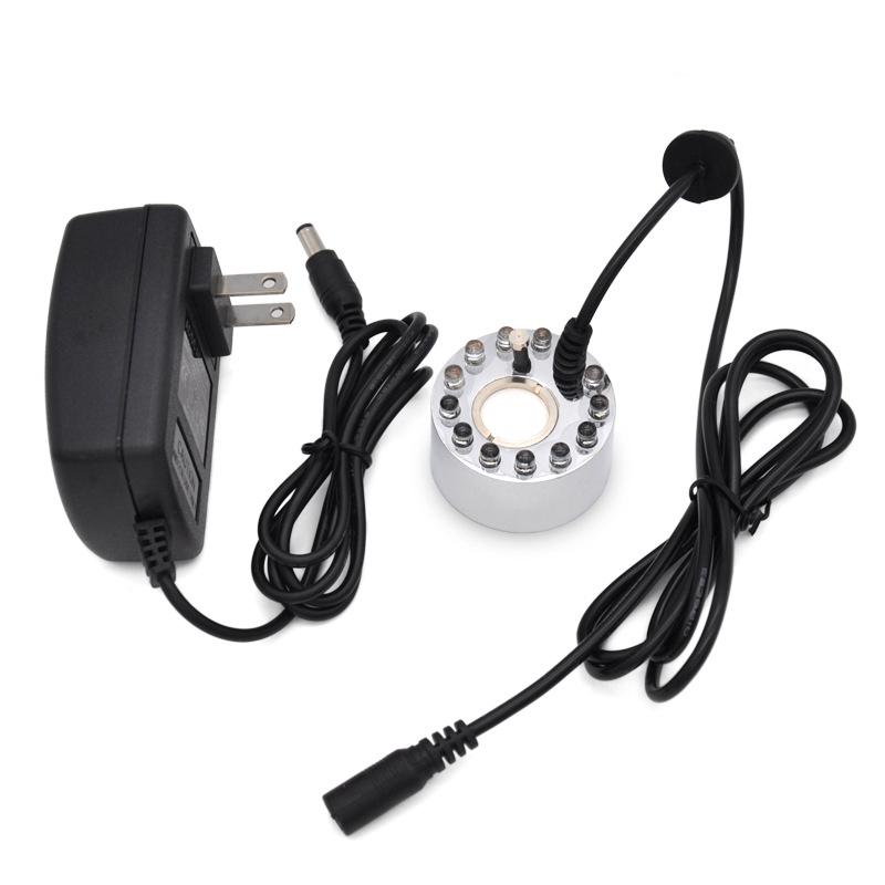 Máy Phun Sương Tạo Phun Sương Tạo Ẩm Hình Ếch Con Vòi Phun Nước Ao Sương Mù Máy Atomizer Máy Tạo Độ Ẩm Không Khí Với 12 Đèn LED Đổi Màu Phích Cắm US