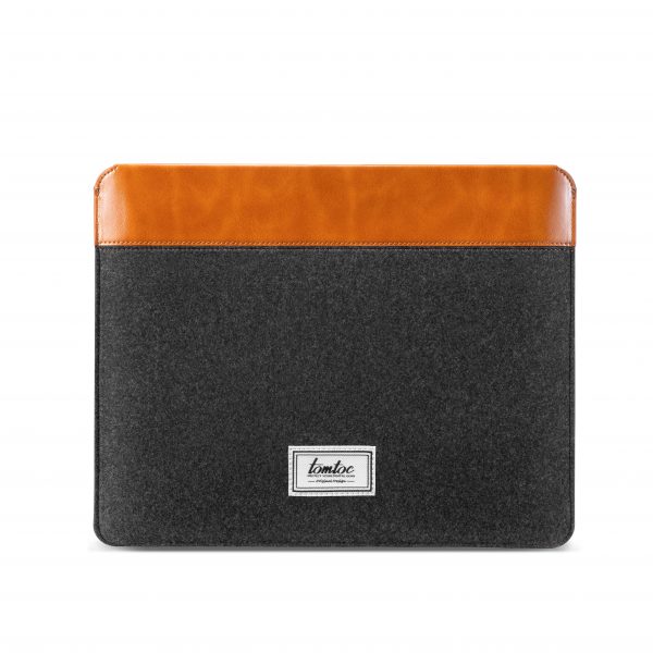 TÚI CHỐNG SỐC TOMTOC (USA) FELT &amp; PU LEATHER CHO IPAD - HÀNG CHÍNH HÃNG