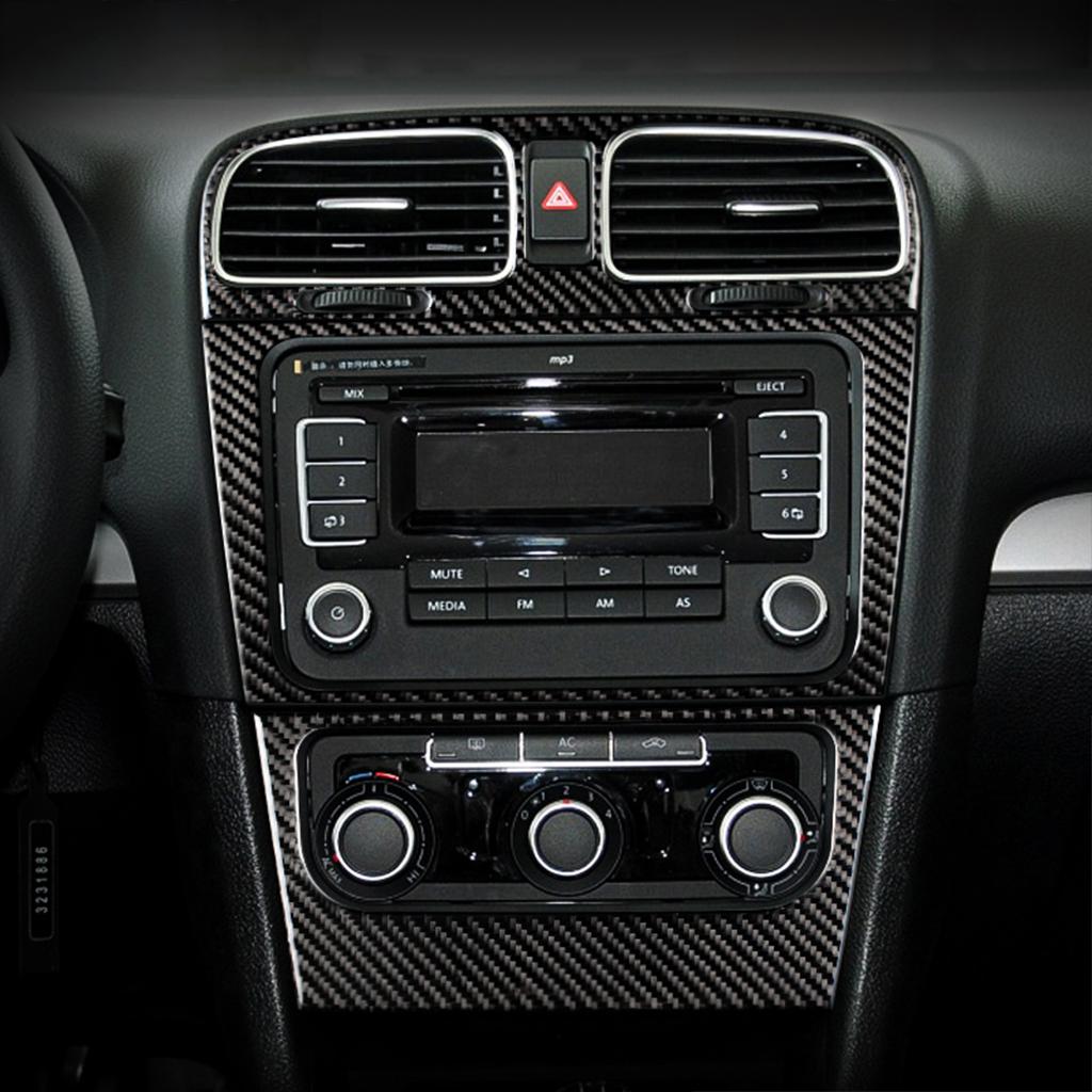 Console Air Outlet CD Panel Trim for  VW Golf 6 MK6 GTI 2008-2012