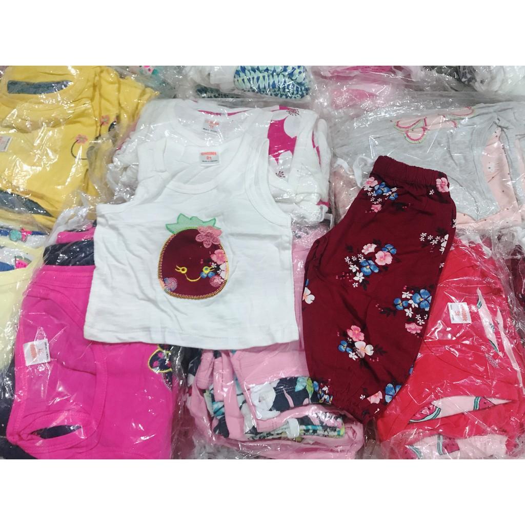 Set áo croptop thêu siêu cuteeeee + quần thun alibaba siêu xinh cho bé gái