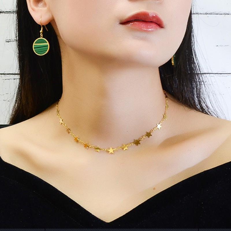 Dây Chuyền Ngôi Sao Titan Ko Đen TT 2559