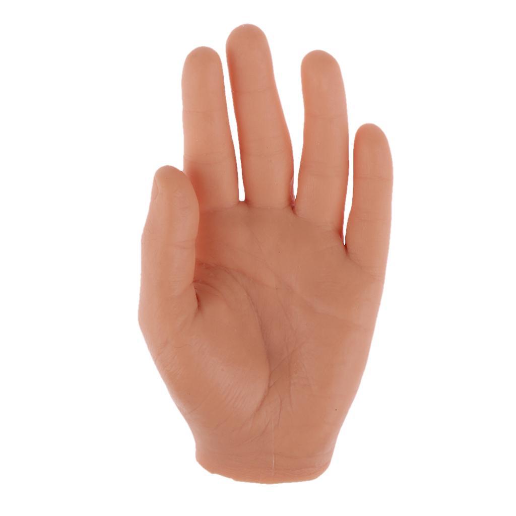 Tattoo Nail Tip Permanent Makeup Silicone Training Practice Fake Skin Hand