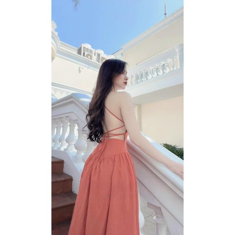ĐẦM CỔ YẾM NHÚN NGỰC DÂY LƯNG NỮ TÍNH | ĐẦM ĐI BIỂN,DỰ TIỆC CHO NÀNG XINH XẮN