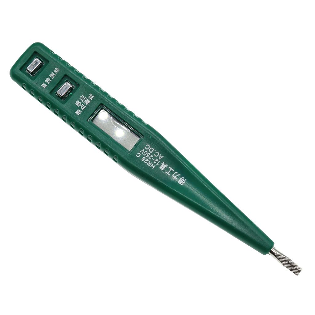 12-250V AC/DC Bút Thử Điện Kỹ Thuật Số Bút Thử LCDDisplay Bút Thử Điện Áp