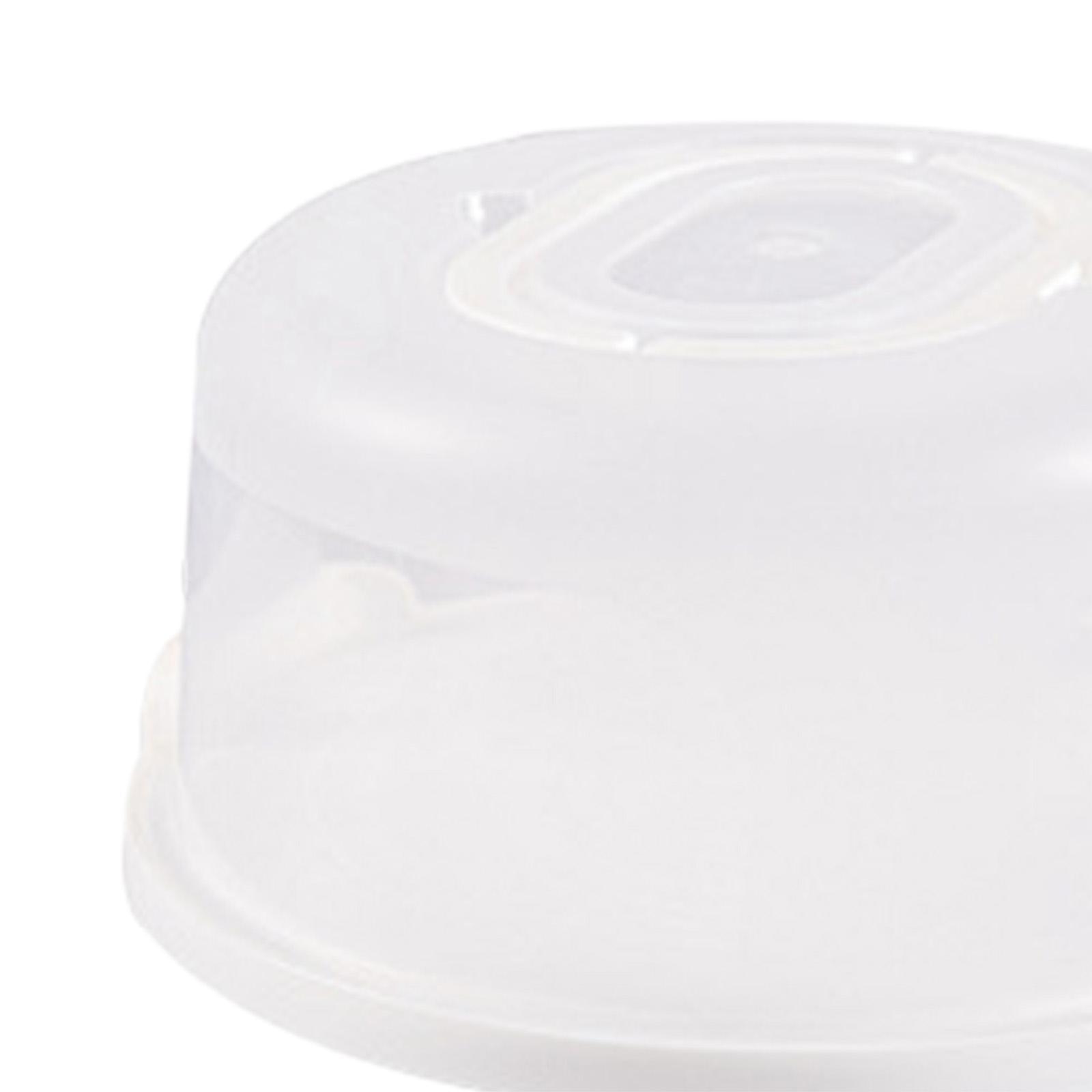 Portable Round Cake Carrier Transparent Cupcake Delivery Box for Dessert