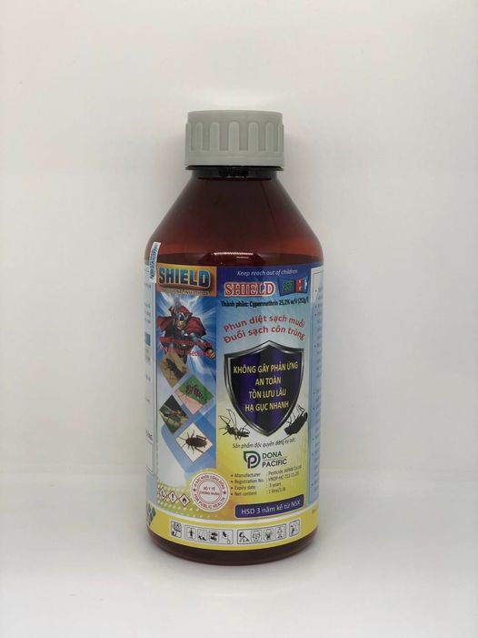 Thuốc diệt muỗi, côn trùng SHILED 252EC - chai 1000ml
