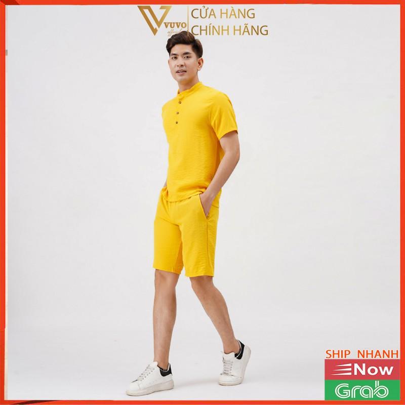 Bộ Quần Áo Đũi Nam Đủ Màu Đủ Size Chất Vải Đũi Thái Mềm Mịn Mát