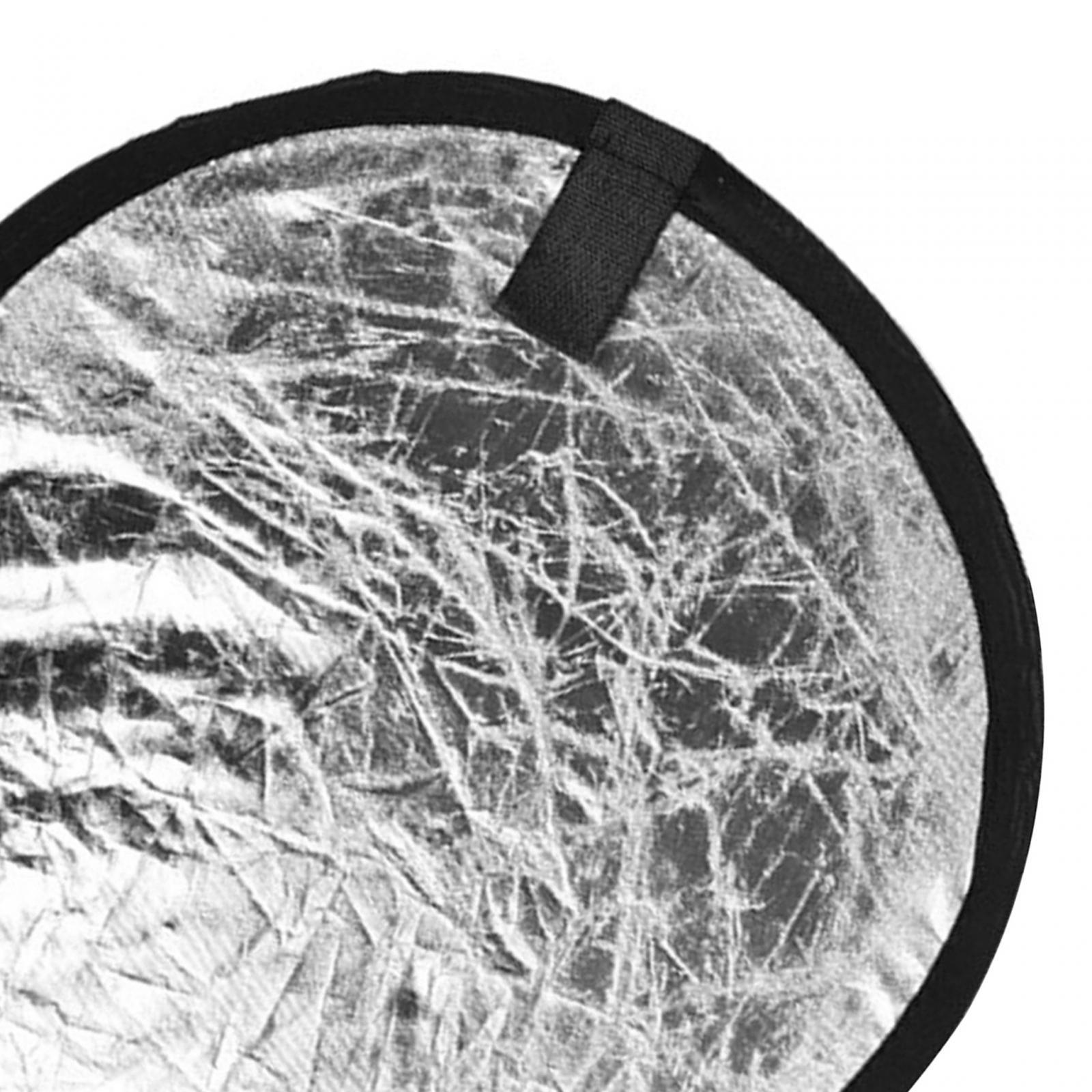 Light Reflectors Board Photography Reflector, Round High Quality 60cm Photo Reflector Light Diffuser for Outdoor, Photography