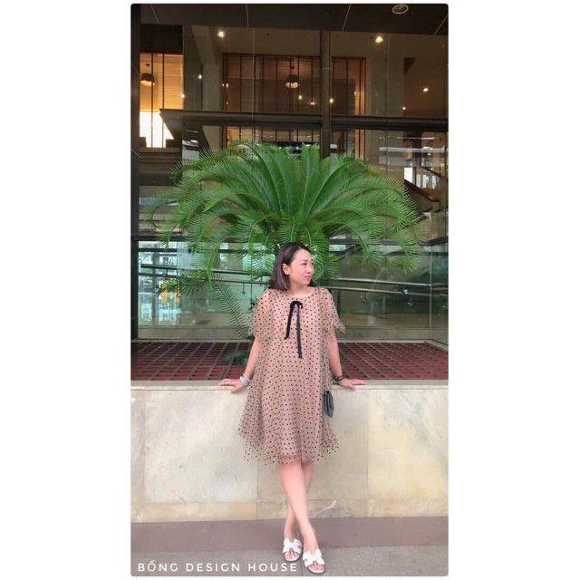 Váy bầu von cao cấpthiết kế sang chảnh mặc đi làm đi chơi đều được