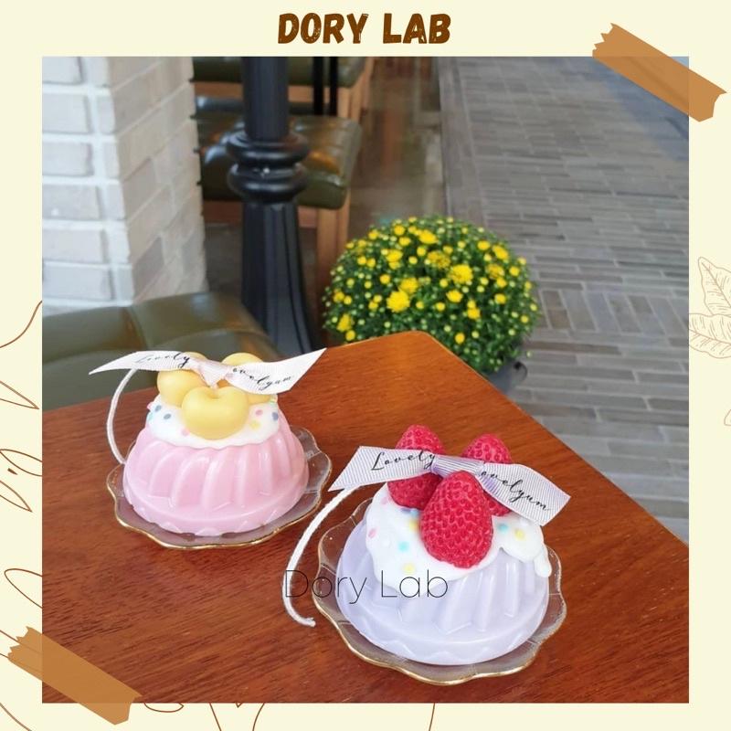 Nến Thơm Handmade Bánh Trái Cây Màu Sắc , Phụ Kiện Decor, Quà Tặng - Dory Lab