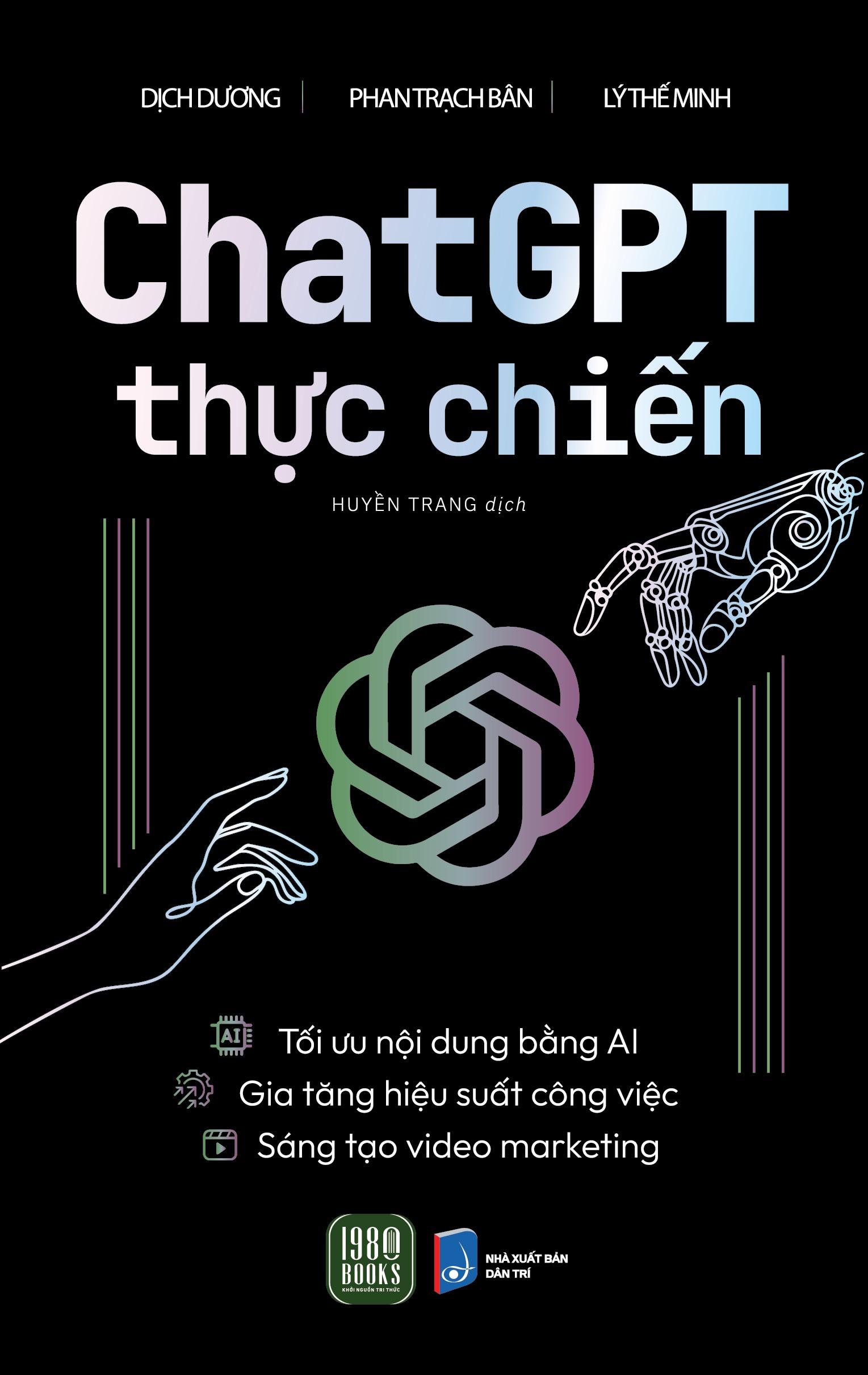 Sách - Combo Sách - ChatGPT + ChatGPT Thực Chiến + AI 5.0 + AI Công Cụ Nâng Cao Hiệu Suất Công Việc (Bộ 4 Cuốn)