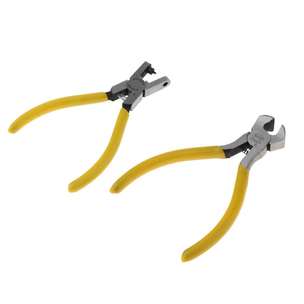 Universal Leather Belt Hole Puncher Manual Punching Plier + End Cutter Plier